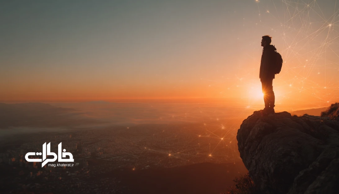 مجله خاطرات - تصویری از یک لحظه پر از امید و آیندهنگری. جایی که نوآوری و خاطرات با هم ترکیب میشوند