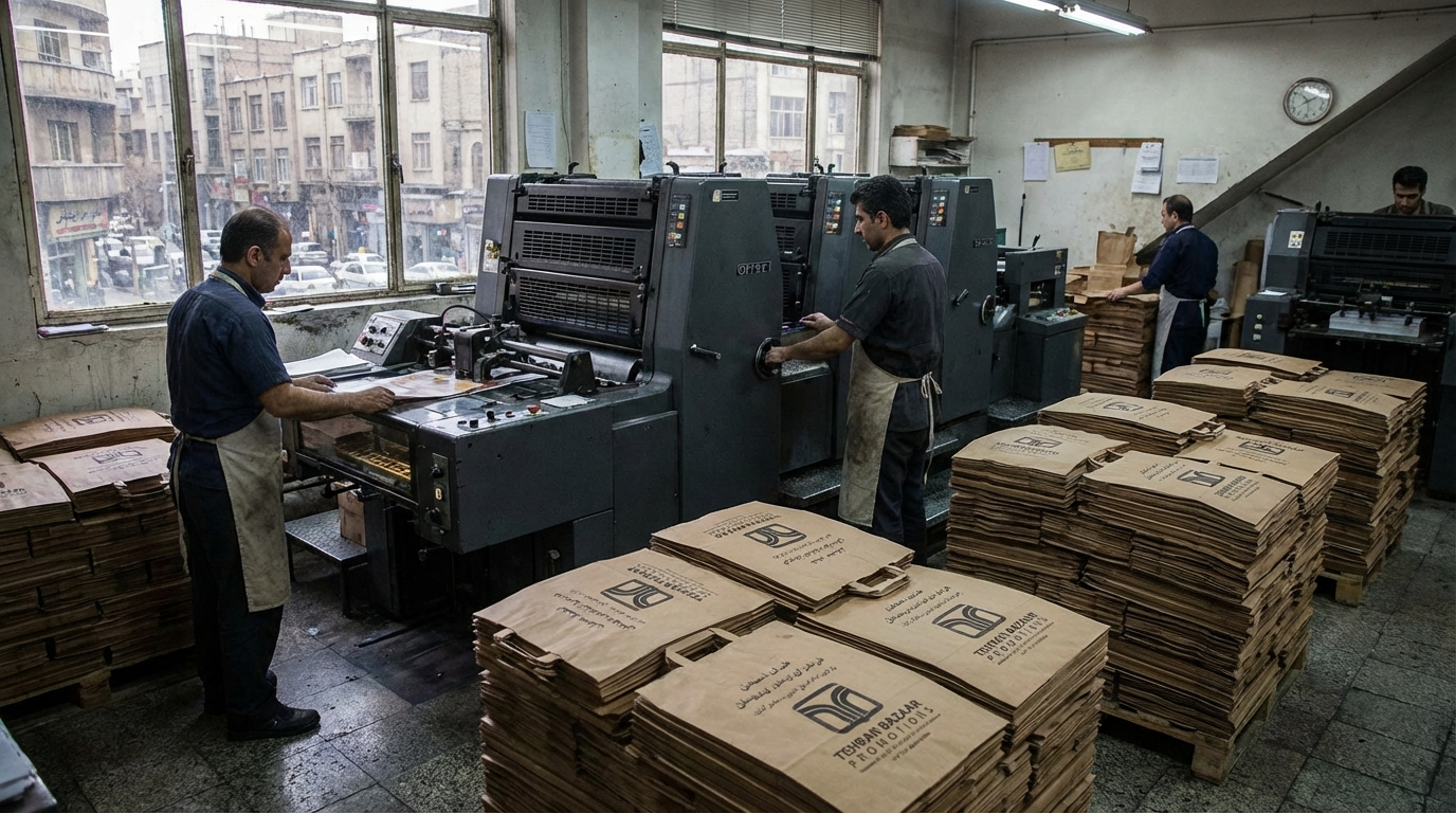 چاپ ساک دستی کاغذی