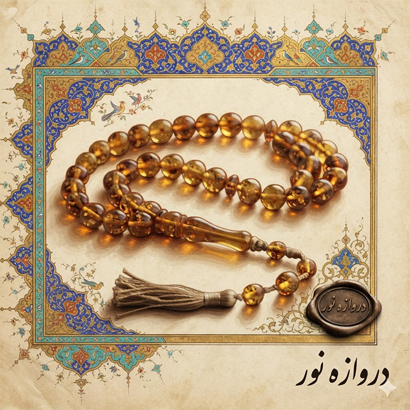 مشخصات تسبیح کهربا اصل