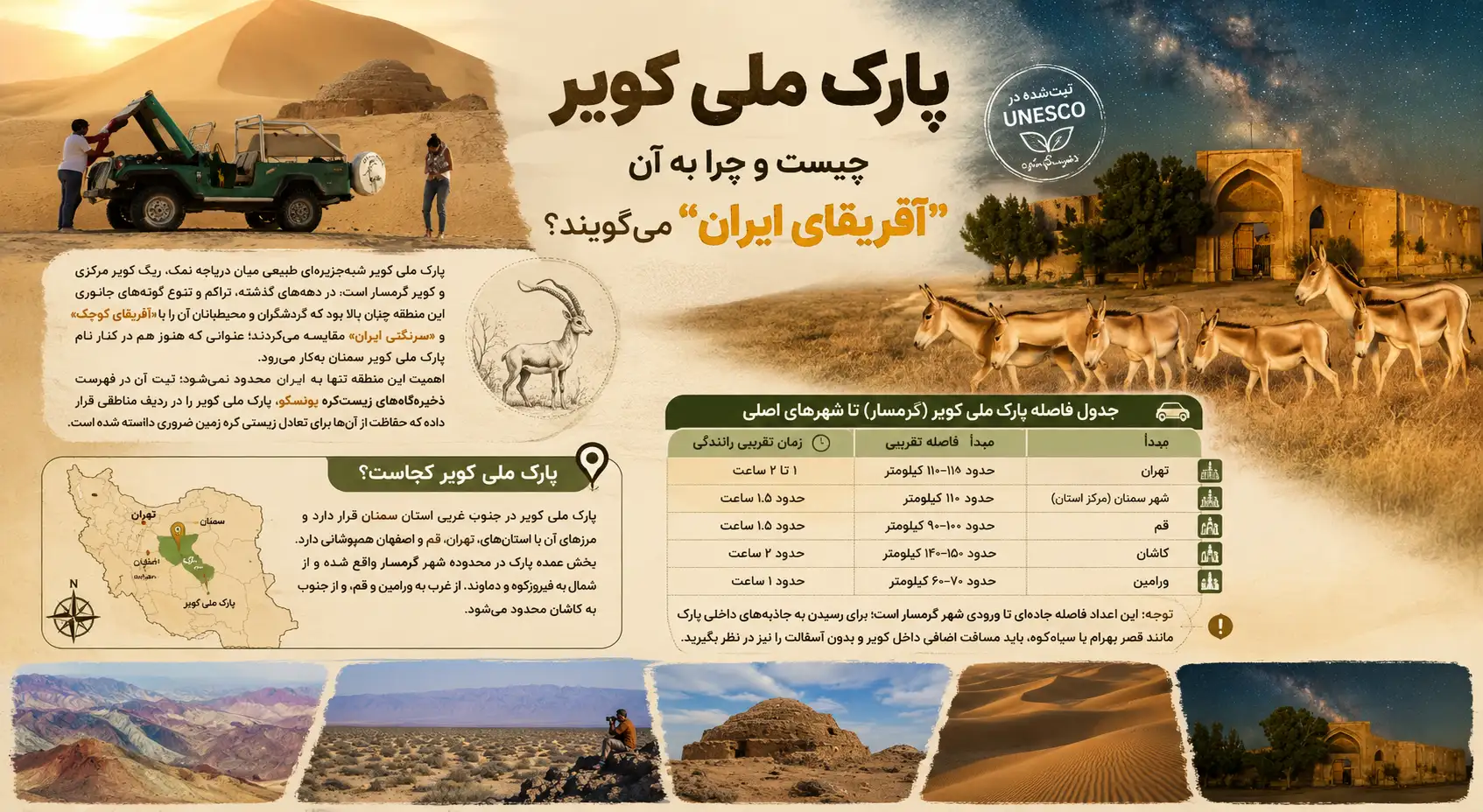 پارک ملی کویر - سمنان ورک
